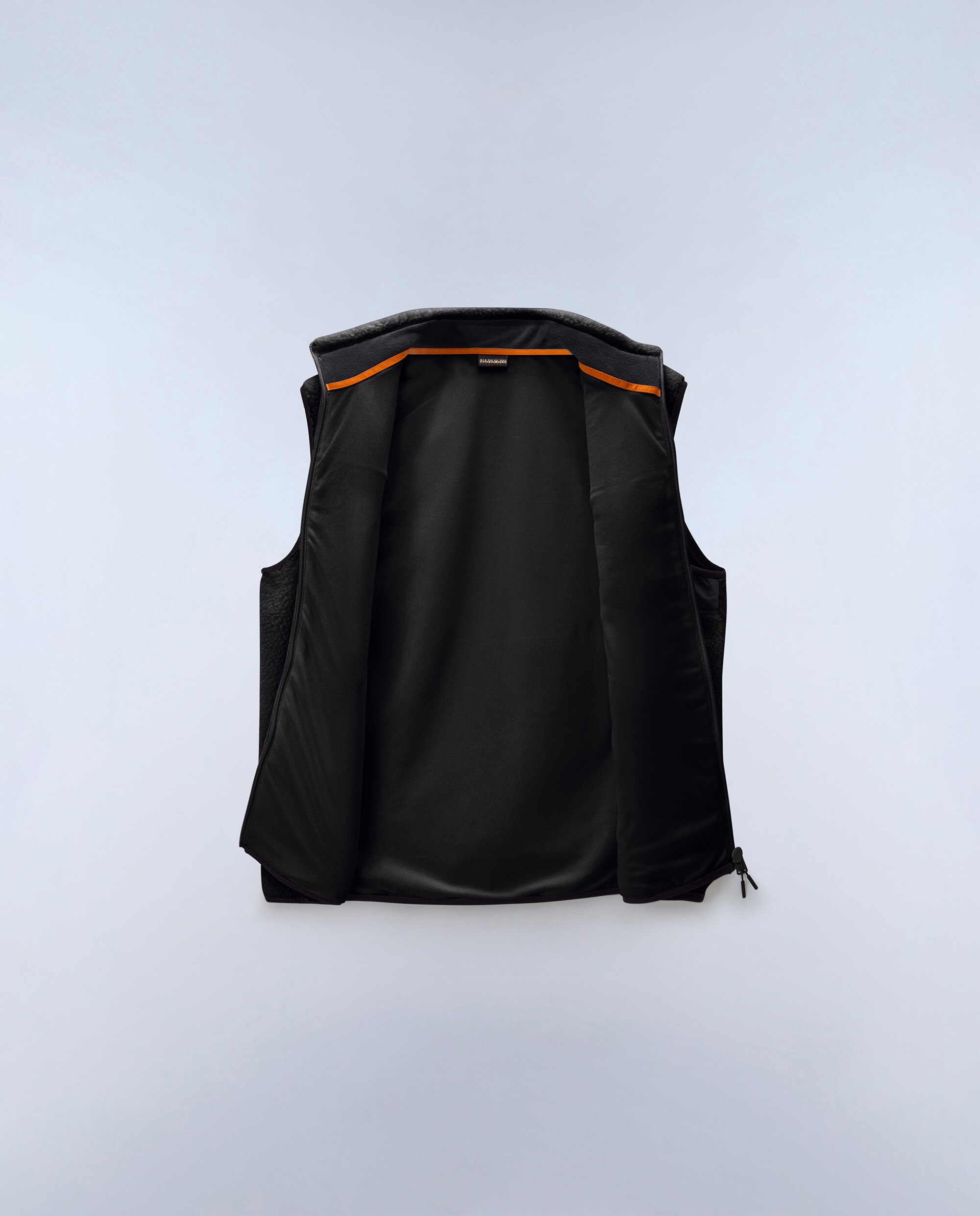 Chaleco forro polar de hombre yupik v con cremallera - Napapijri - Negro Negro-6