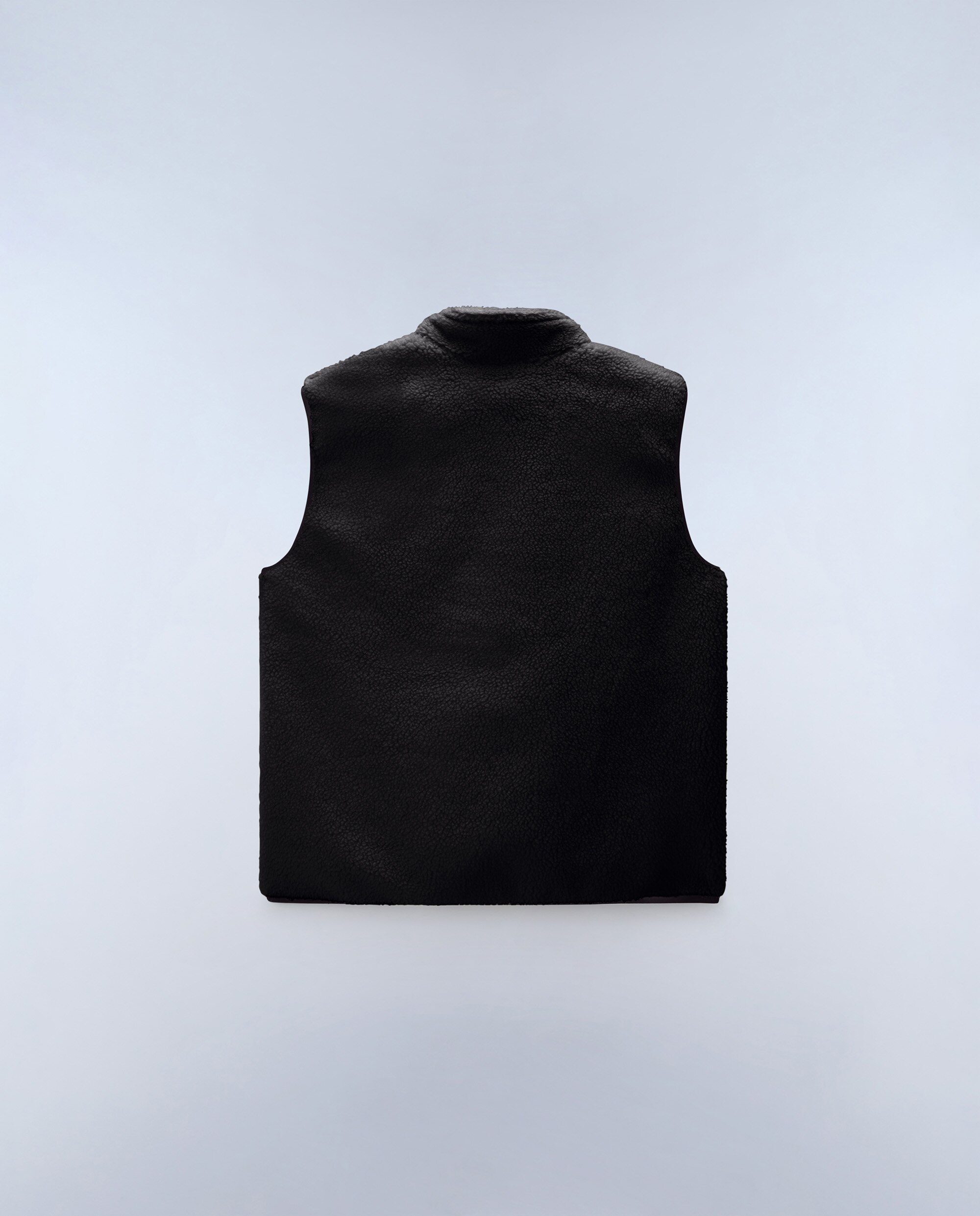 Chaleco forro polar de hombre yupik v con cremallera - Napapijri - Negro Negro-8