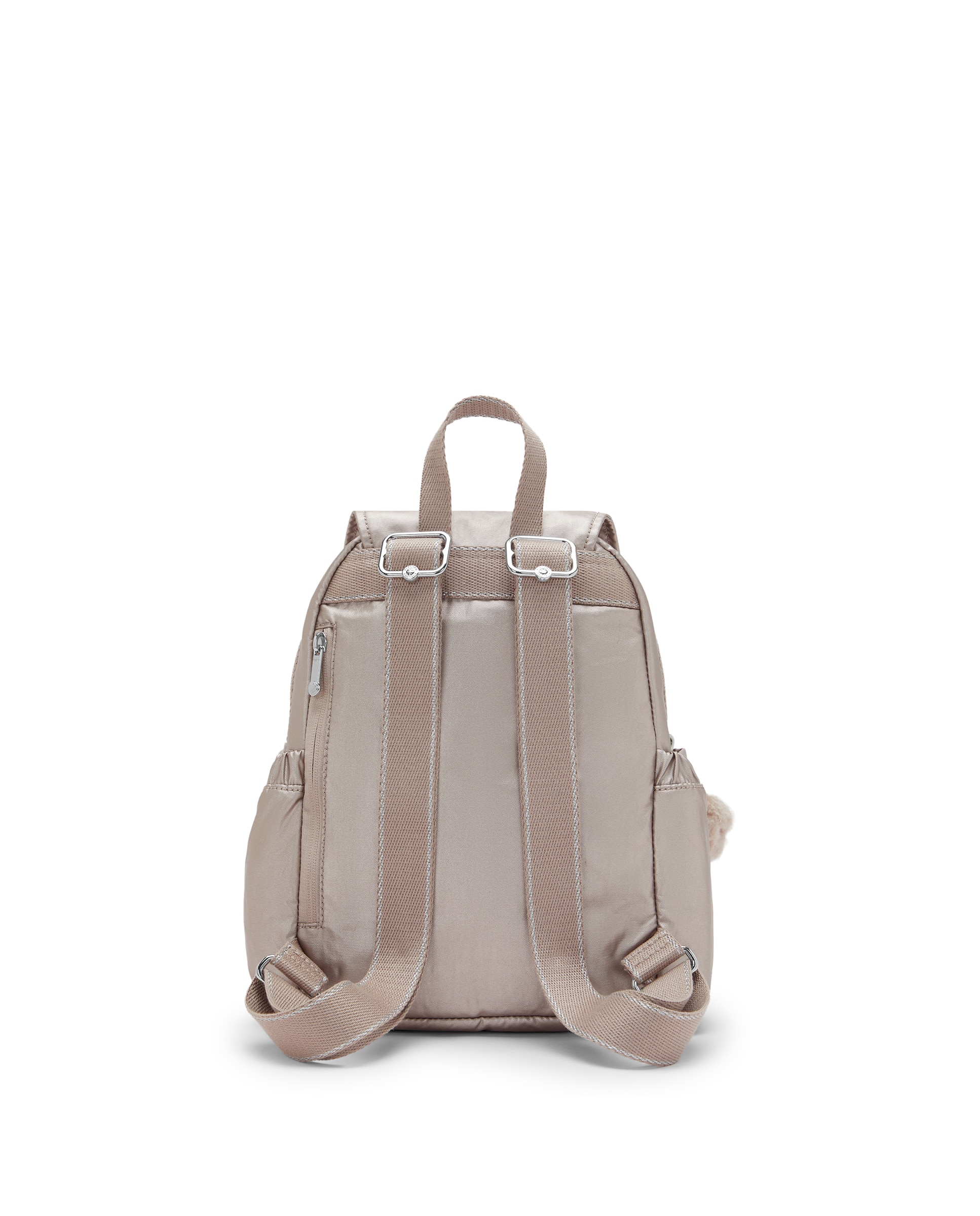Mochila mini de mujer con bolsillos externos - Kipling - Piedra Piedra-3