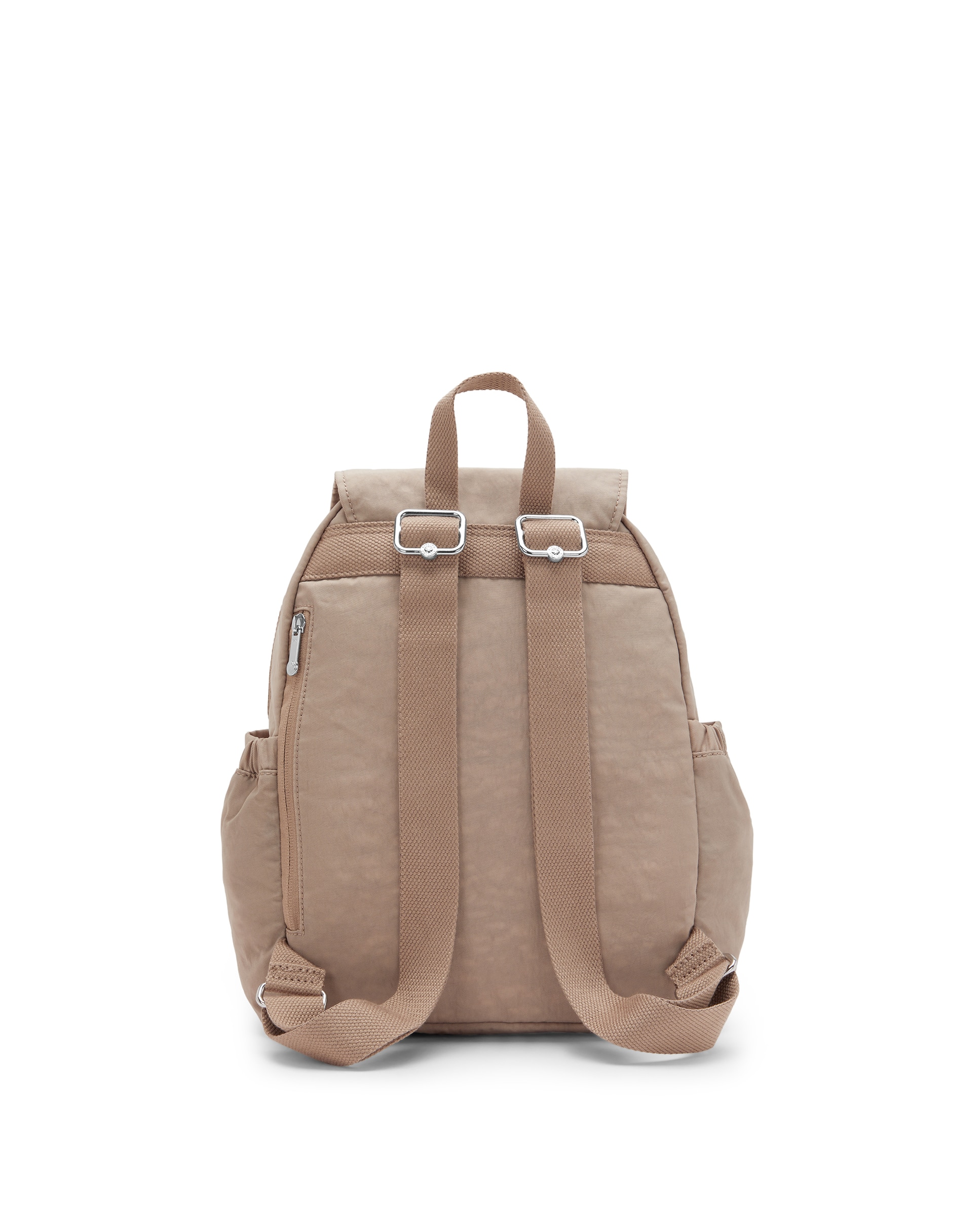 Mochila de mujer city pocket s pequeña con bolsillos externos - Kipling - Beige Beige-3