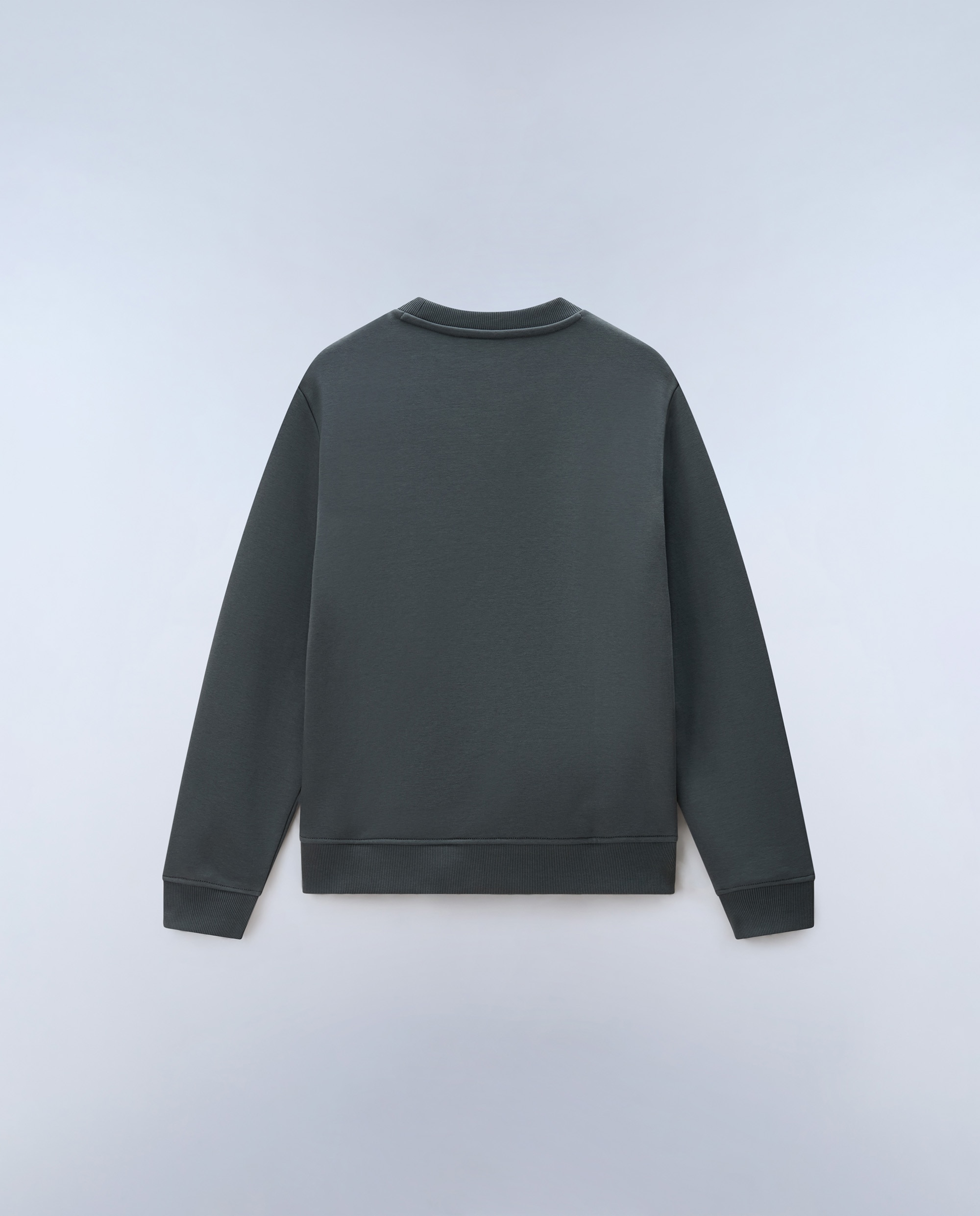 Sudadera de hombre balis c wint con cuello redondo - Napapijri - Verde grisáceo Verde grisáceo-4
