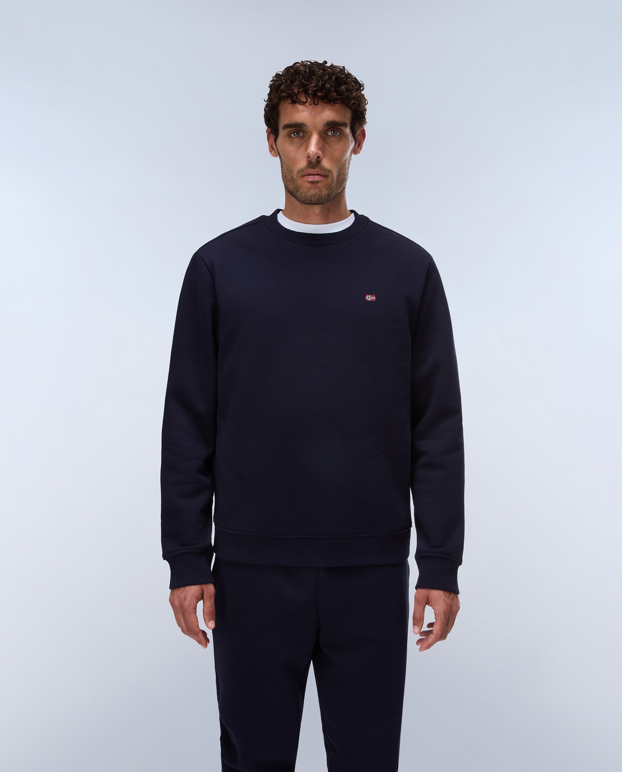 Imagen 0 de Sudadera de hombre balis c wint con cuello redondo Azul marino