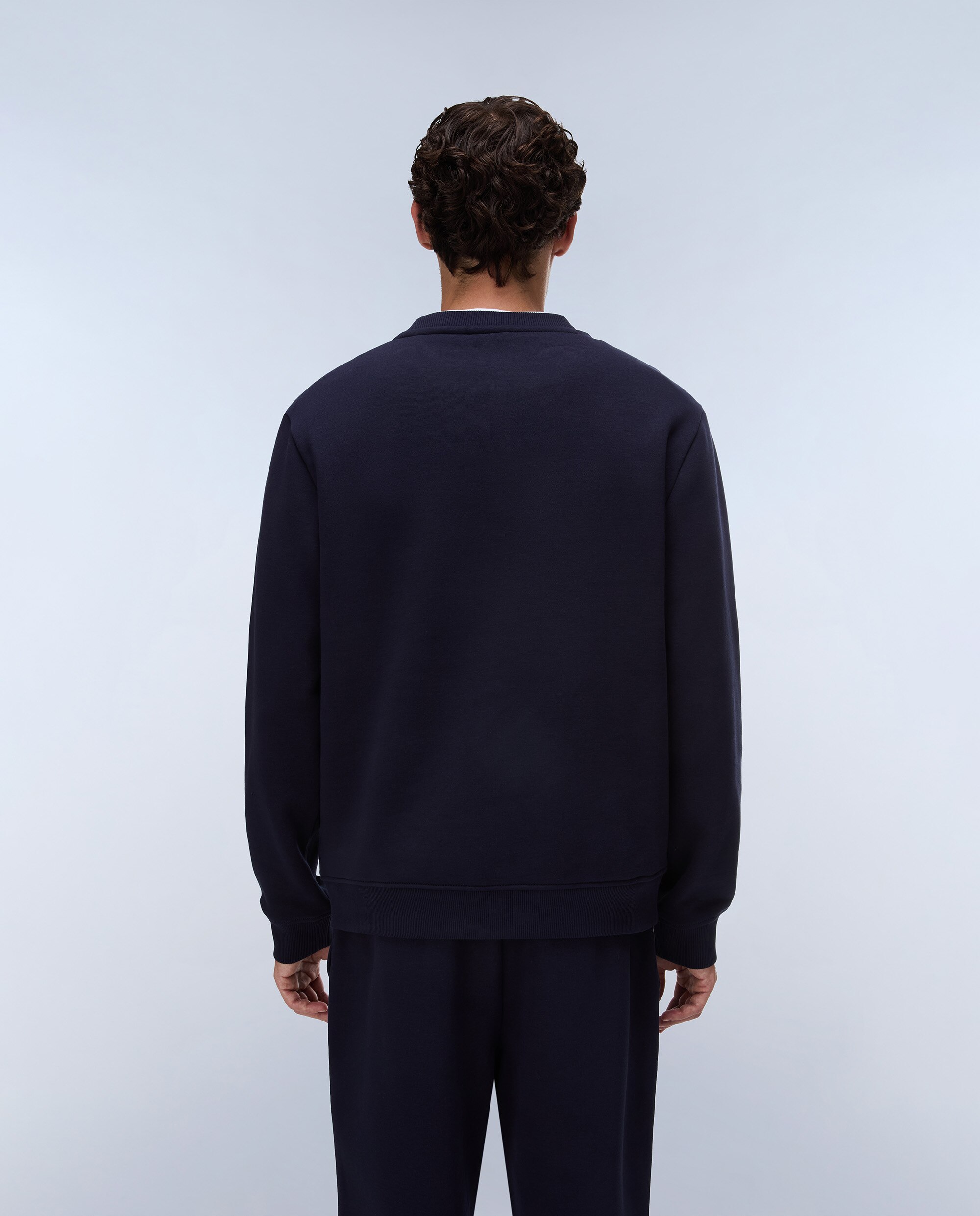 Sudadera de hombre balis c wint con cuello redondo - Napapijri - Azul marino Azul marino-2