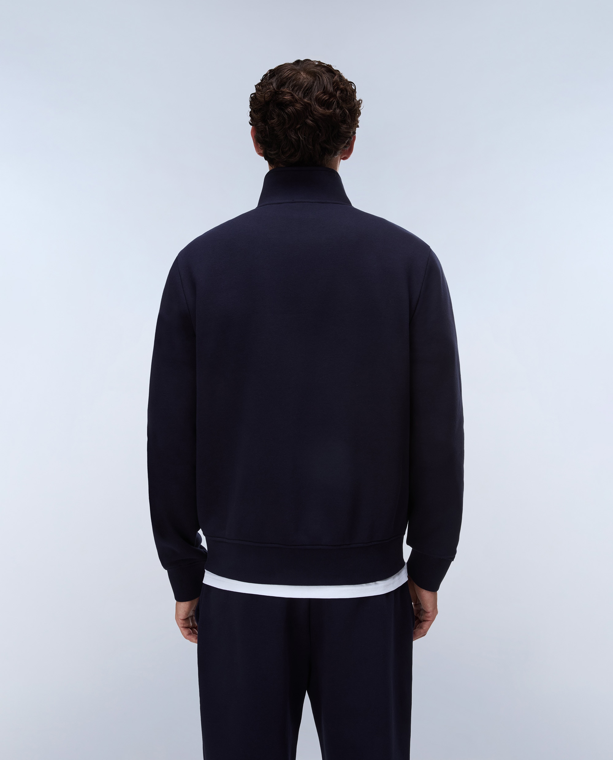 Sudadera de hombre balis fz win con cremallera completa - Napapijri - Azul marino Azul marino-3