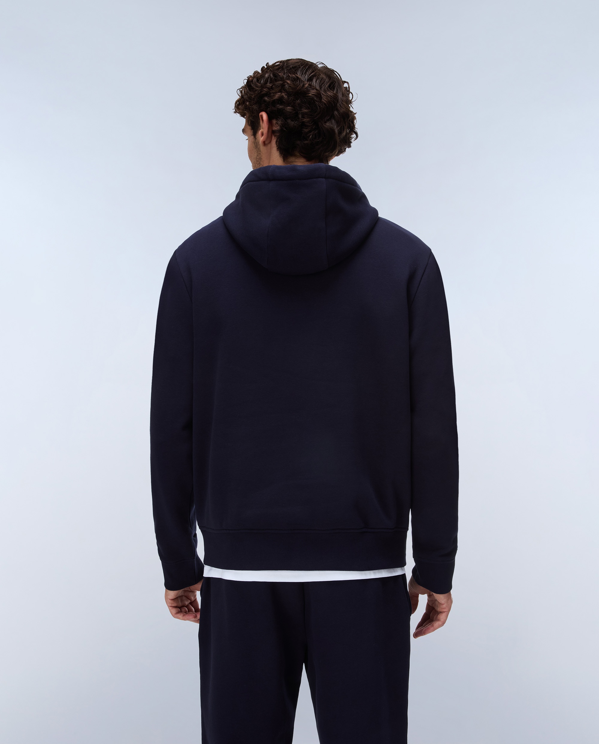 Sudadera de hombre balis h wint con capucha - Napapijri - Azul marino Azul marino-2