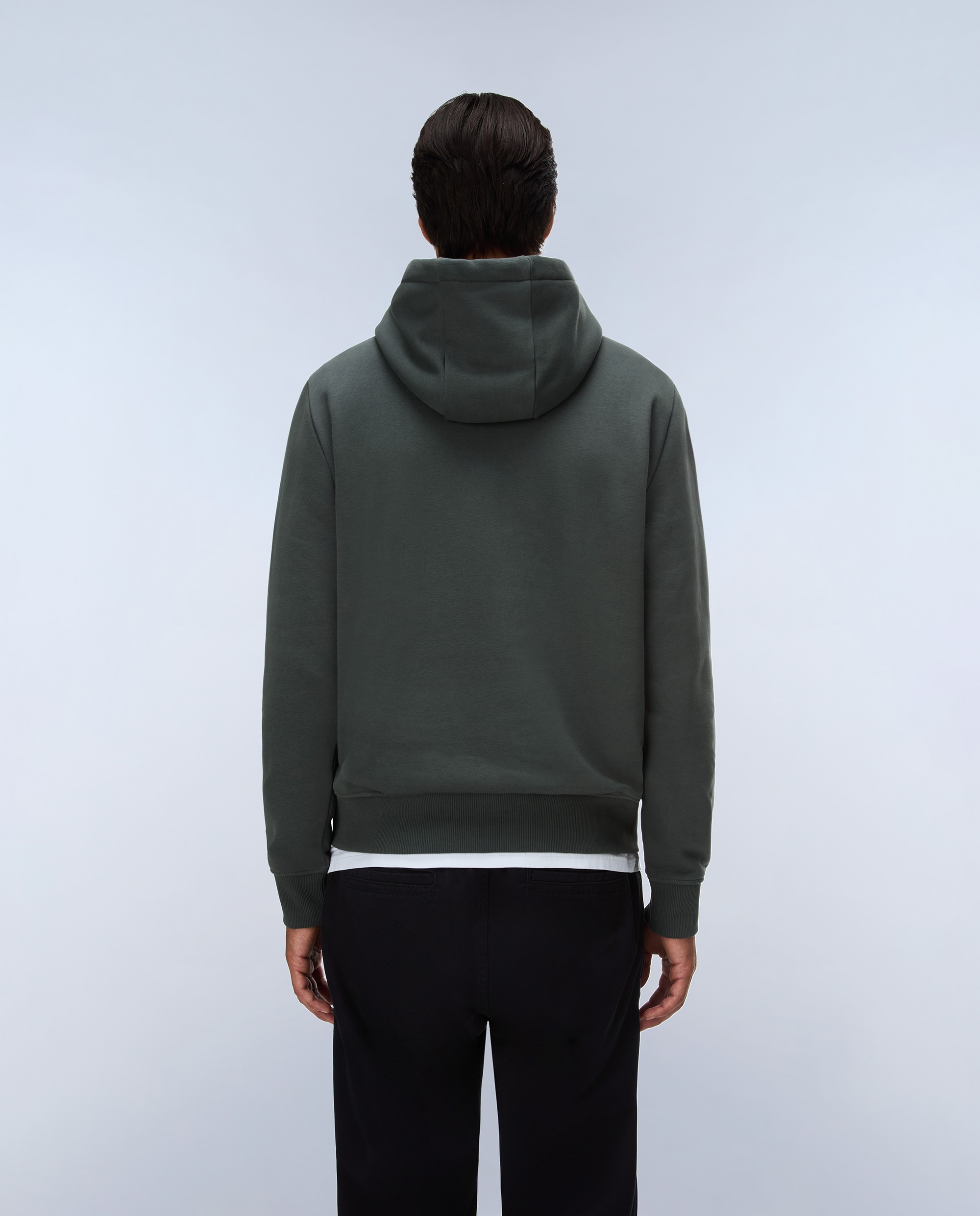Sudadera de hombre balis h wint con capucha - Napapijri - Verde grisáceo Verde grisáceo-2