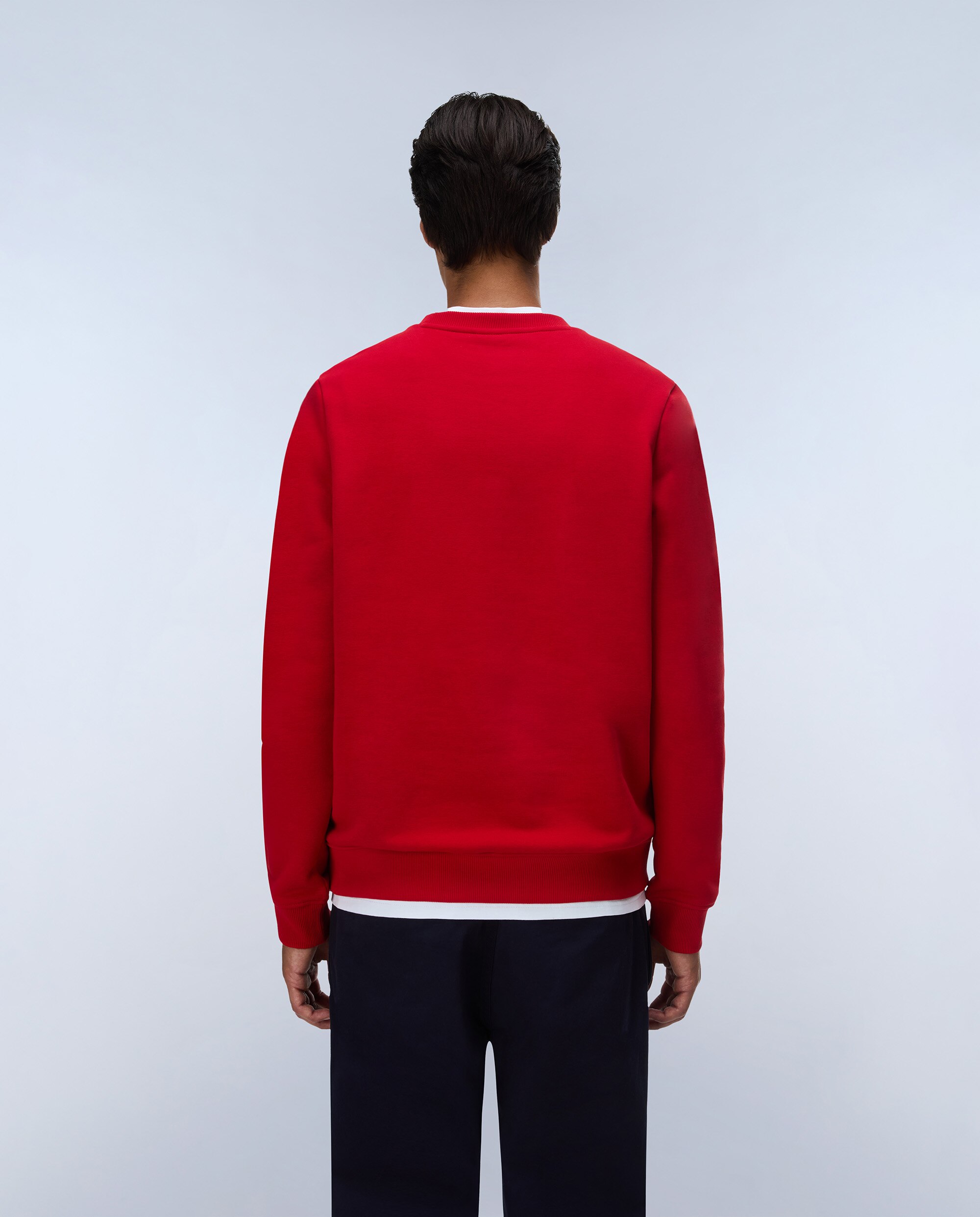 Sudadera de hombre balis c wint con cuello redondo - Napapijri - Rojo Rojo-2