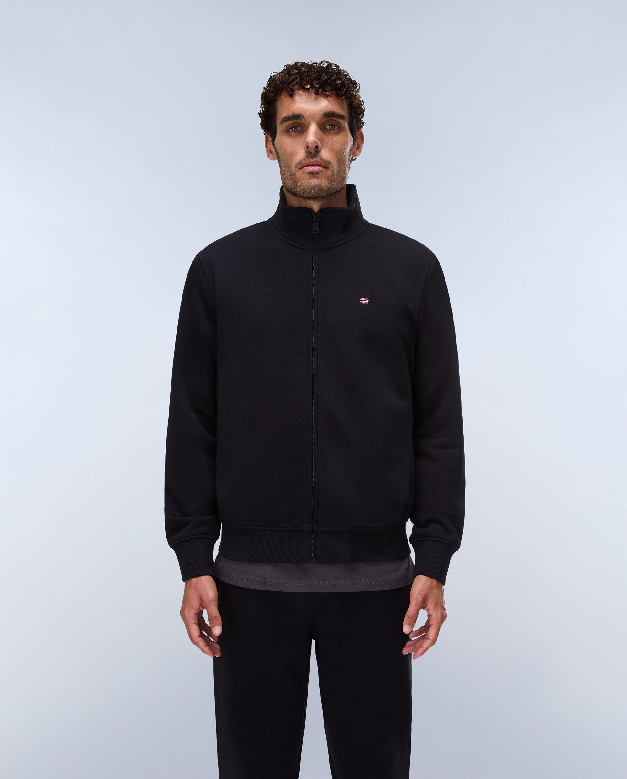 Imagen 0 de Sudadera de hombre balis fz wint con cremallera Negro