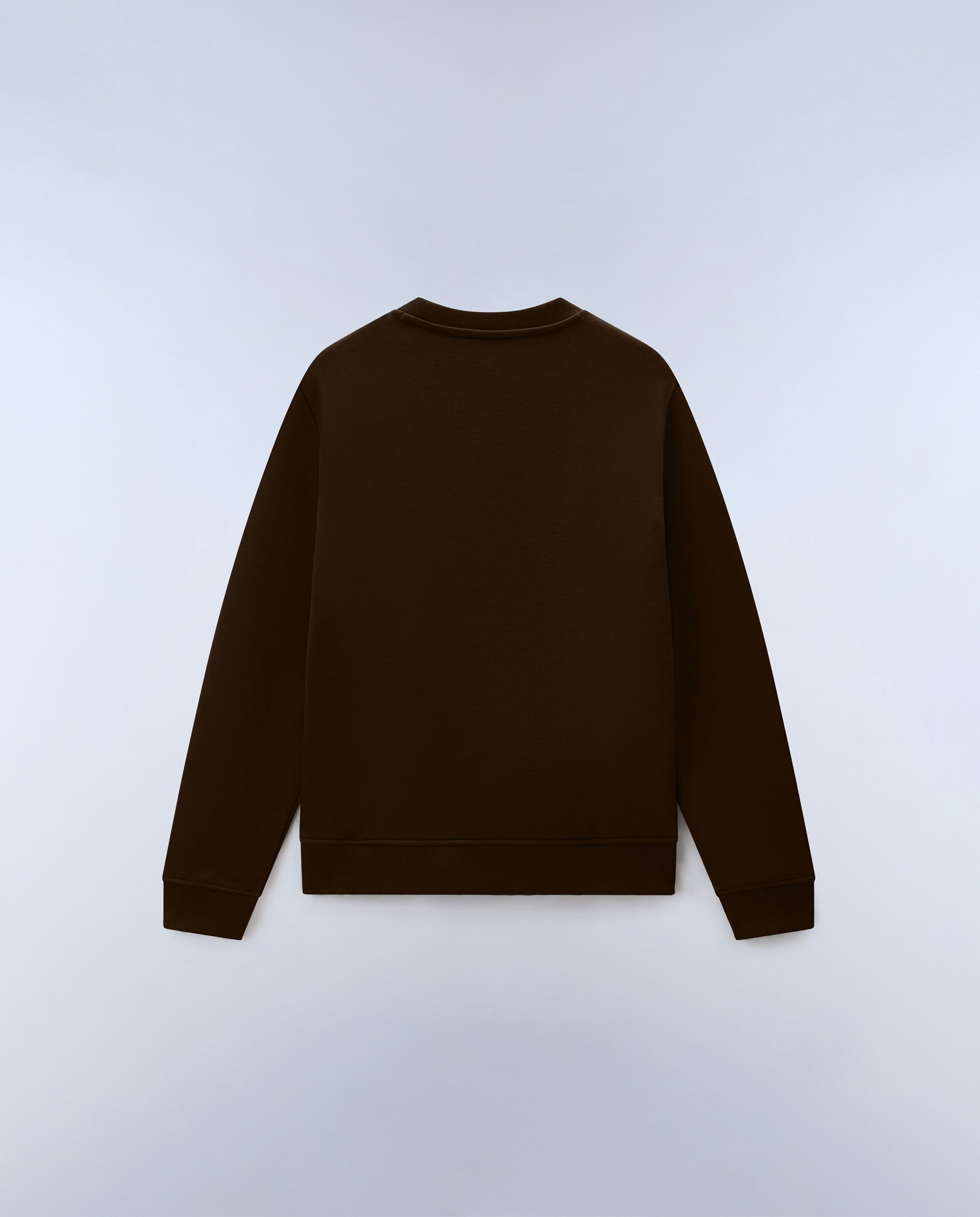 Sudadera de hombre balis c wint con cuello redondo - Napapijri - Marrón chocolate Marrón chocolate-4