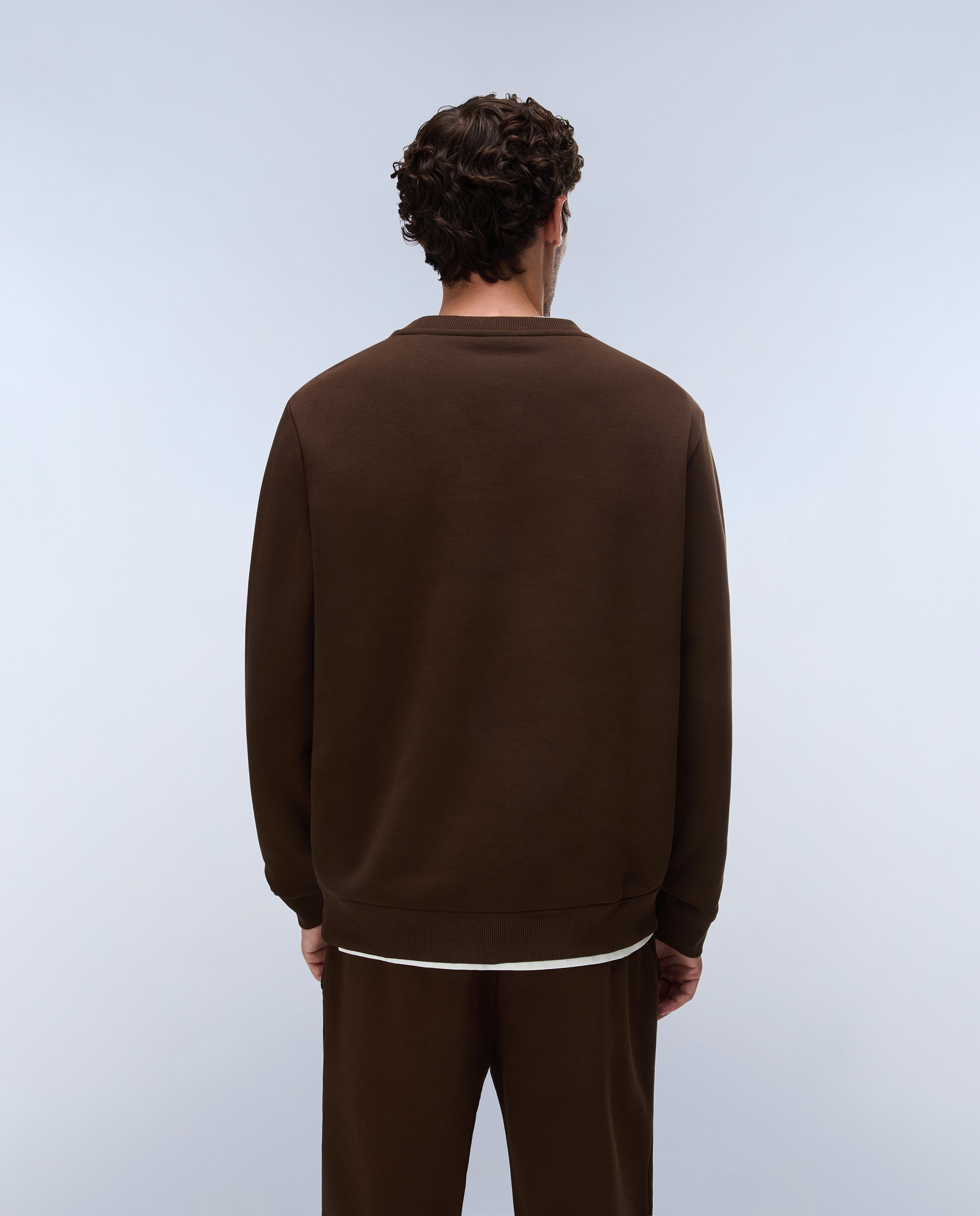 Imagen 2 de Sudadera de hombre balis c wint con cuello redondo - Napapijri - Marrón chocolate Marrón chocolate
