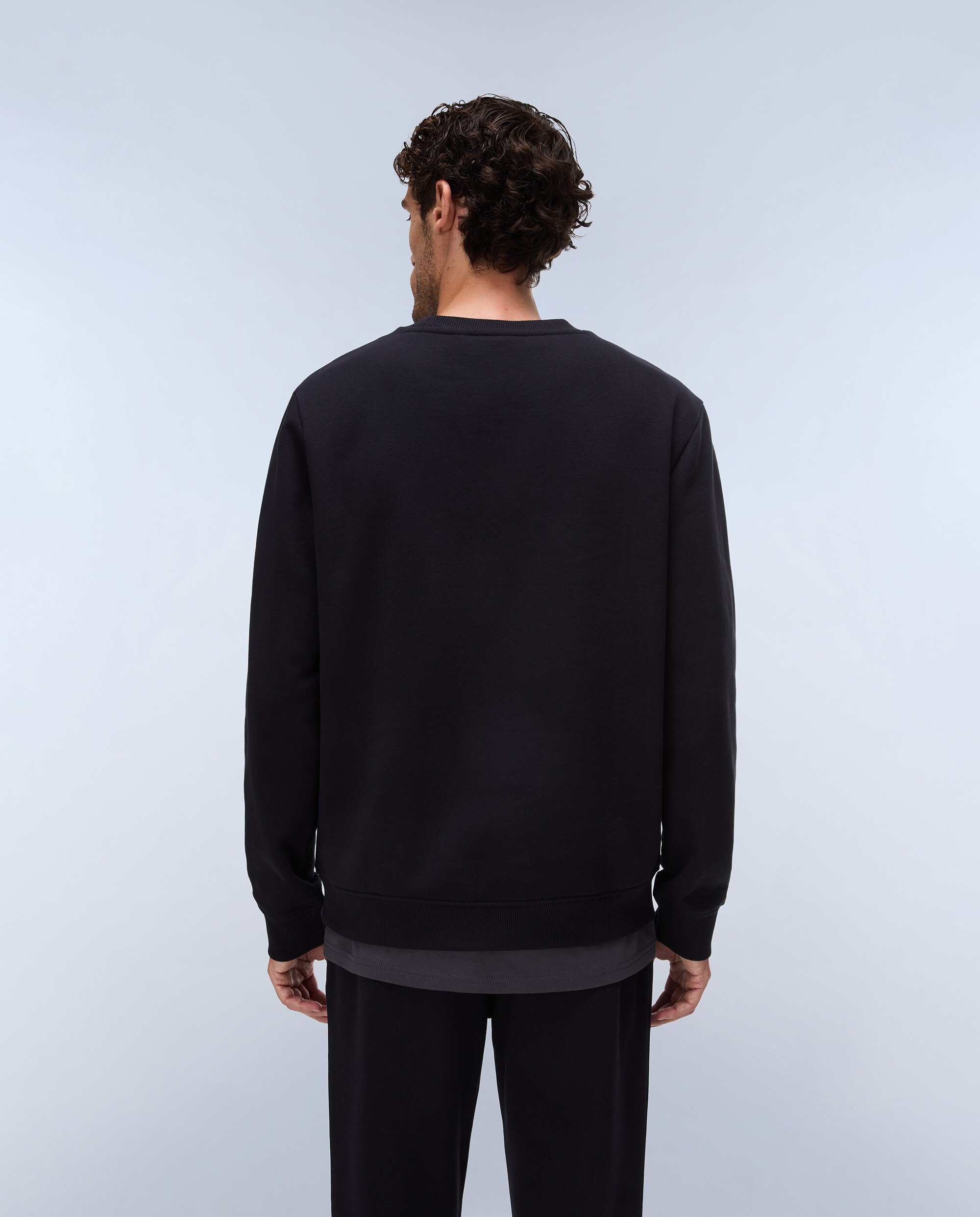 Sudadera de hombre balis c wint con cuello redondo - Napapijri - Negro Negro-2