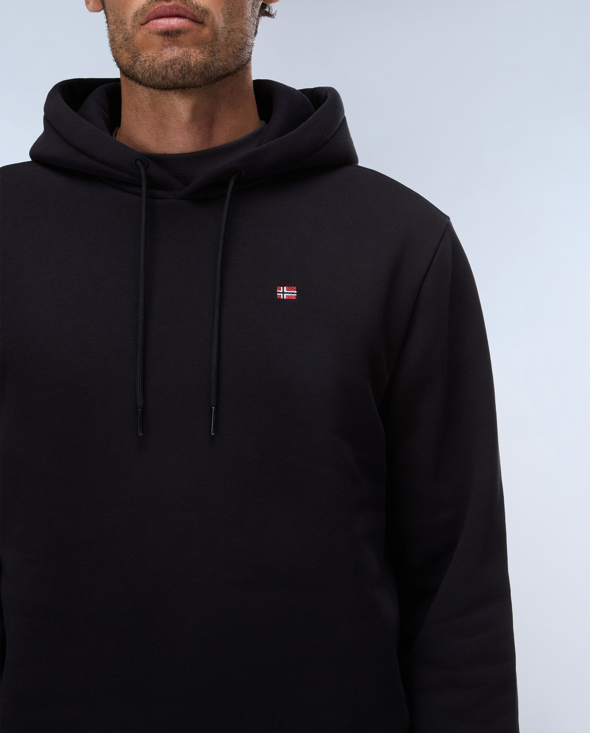Sudadera de hombre balis h wint con capucha - Napapijri - Negro Negro-3