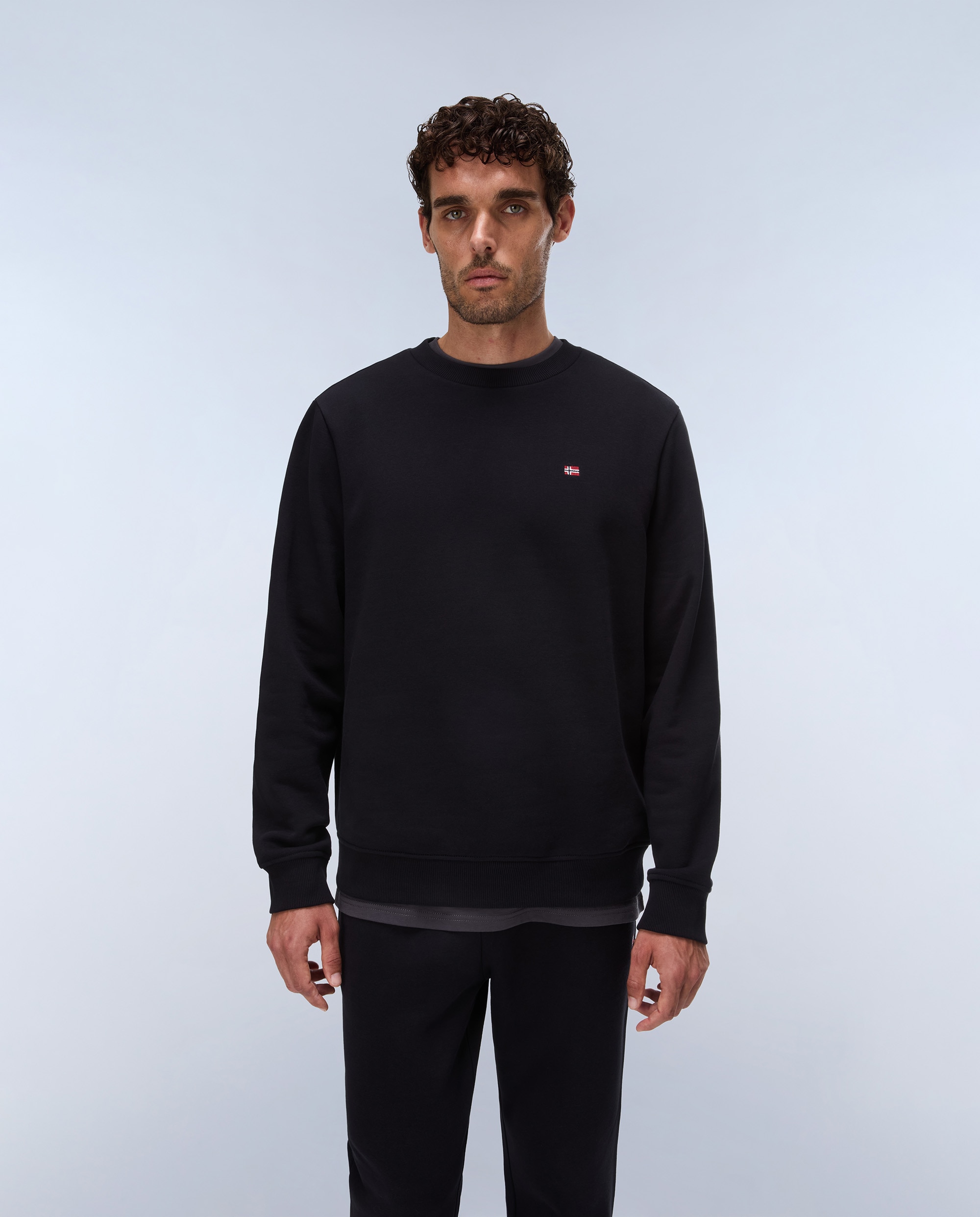 Imagen 1 de Sudadera de hombre balis c wint con cuello redondo - Napapijri - Negro Negro