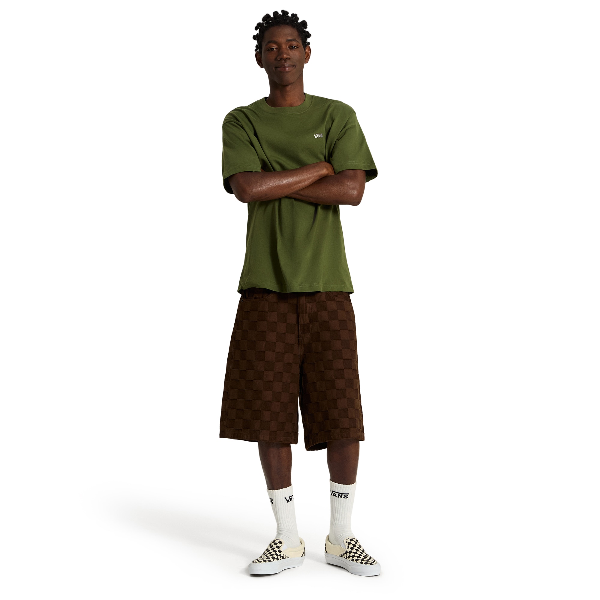 Imagen 4 de Camiseta de hombre Left Chest II Loose SS Tee Vans - Verde militar Verde militar