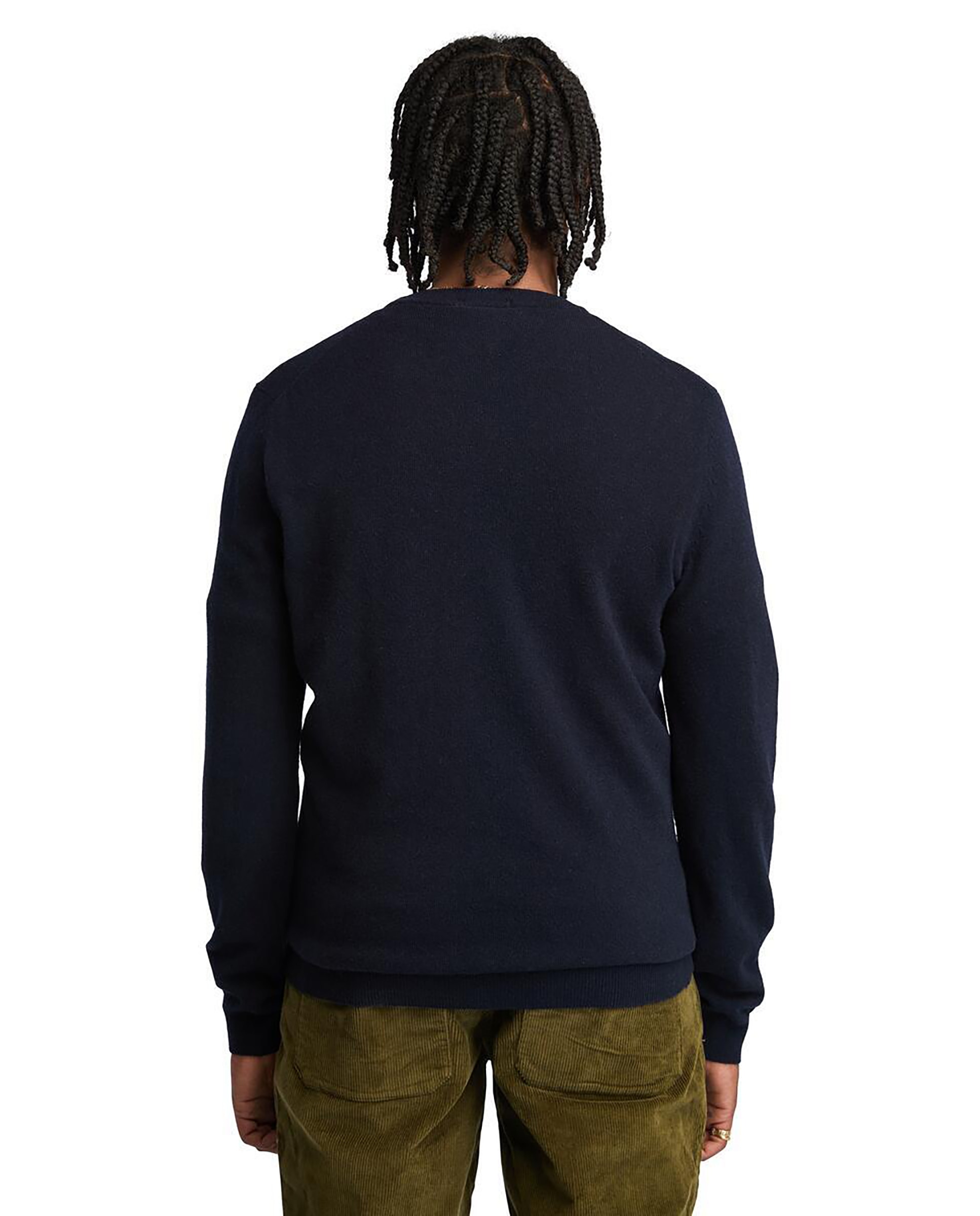 Imagen 4 de Jersey de hombre cuello redondo y lana merina cohas brook - Timberland - Azul oscuro Azul oscuro
