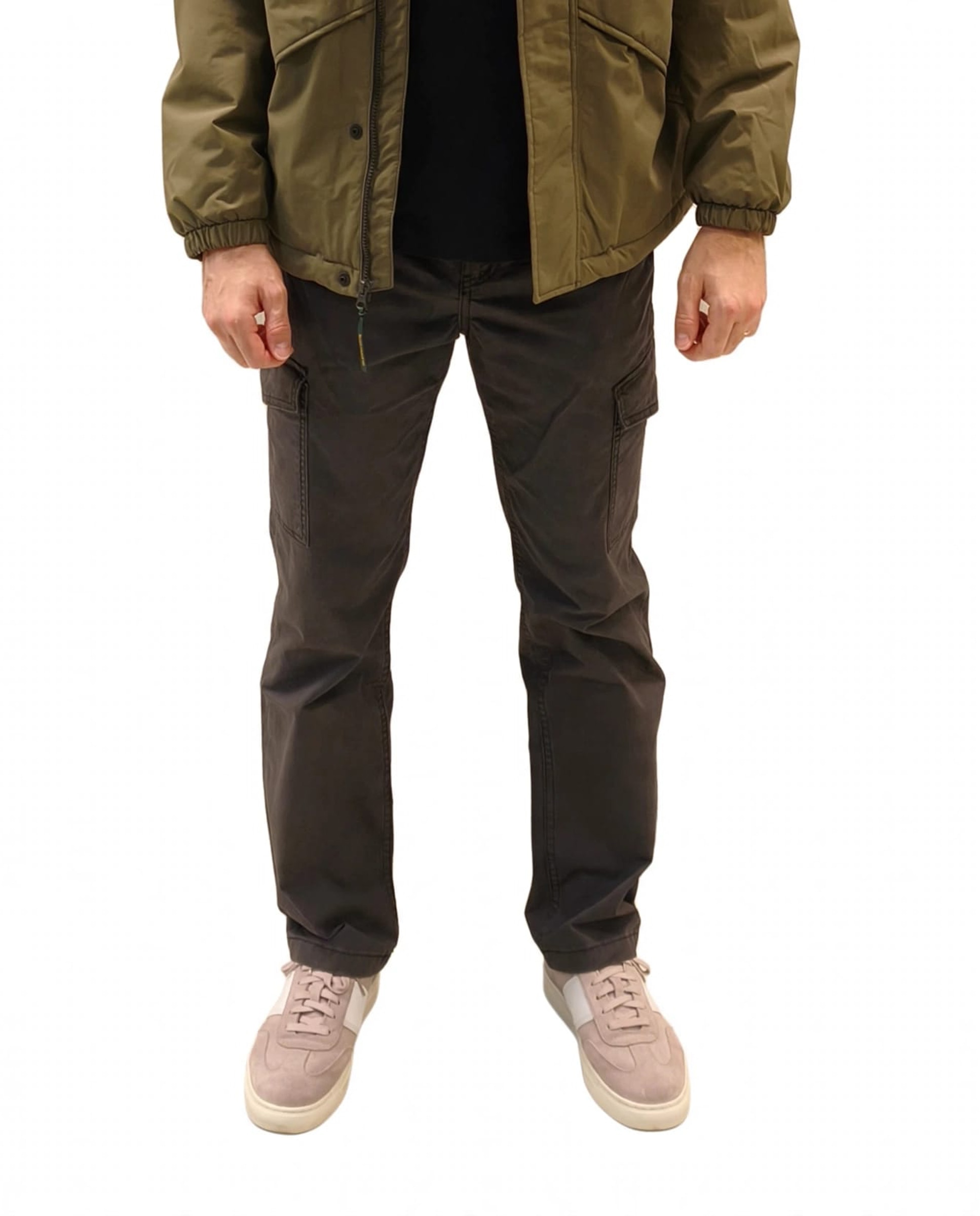 Pantalones cargo de hombre de sarga brookline cavalry - Timberland - Negro Negro-2