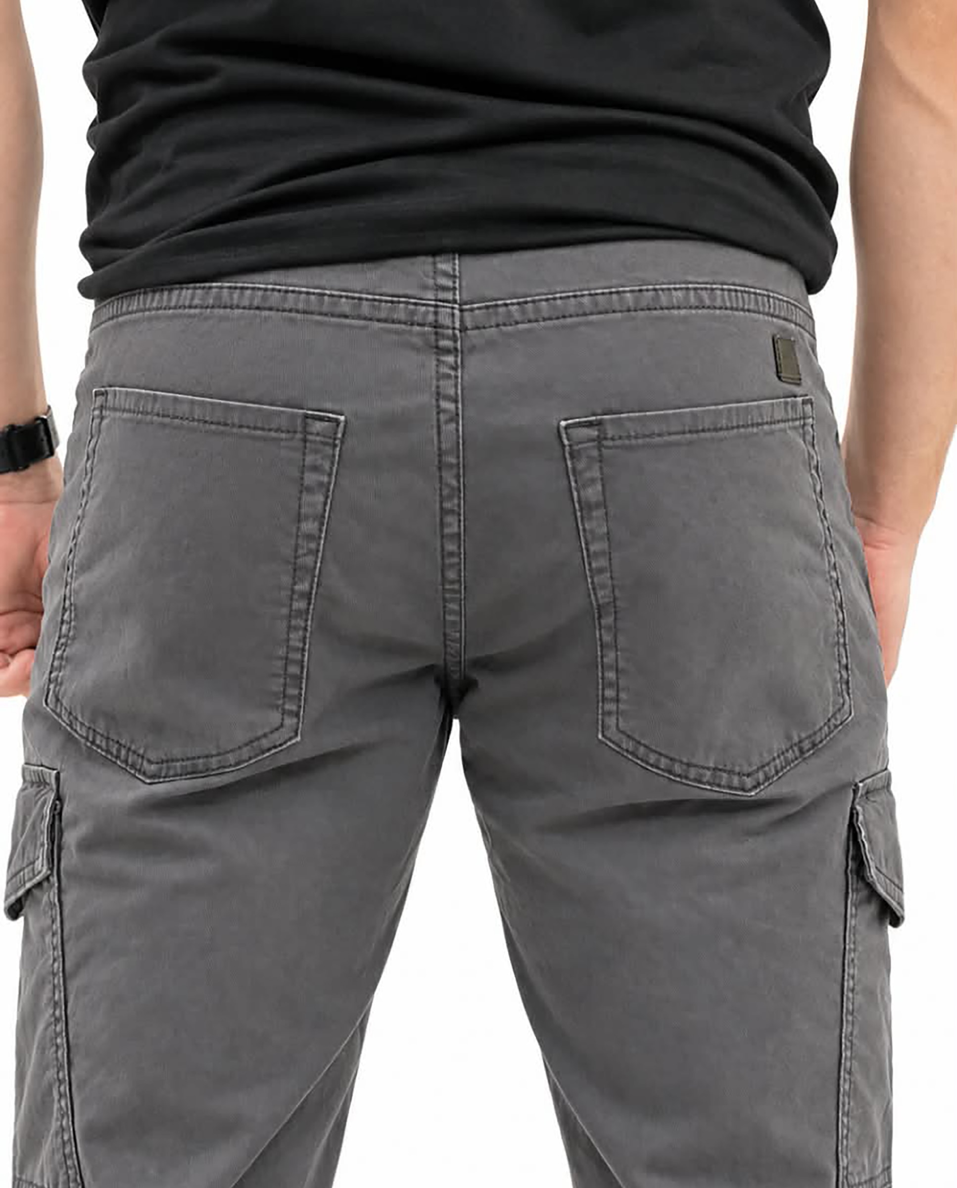 Pantalones cargo de hombre de sarga brookline cavalry - Timberland - Negro Negro-4
