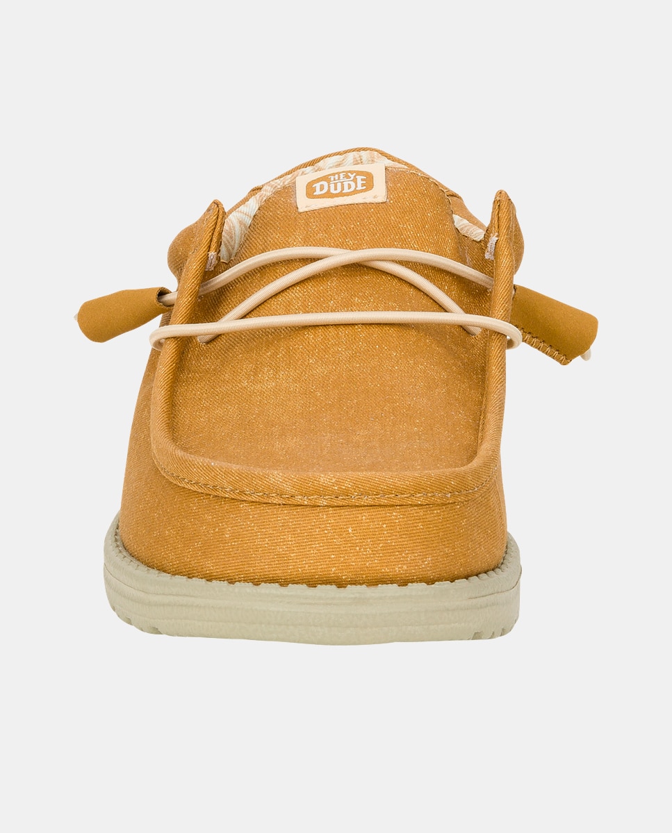Imagen 4 de Zapatos de cordones de hombre de lona - HeyDude - Amarillo Amarillo