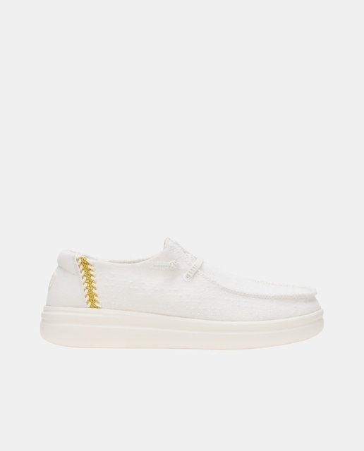 Imagem 0 de Sapatos de Cordões de Plataforma e Algodão