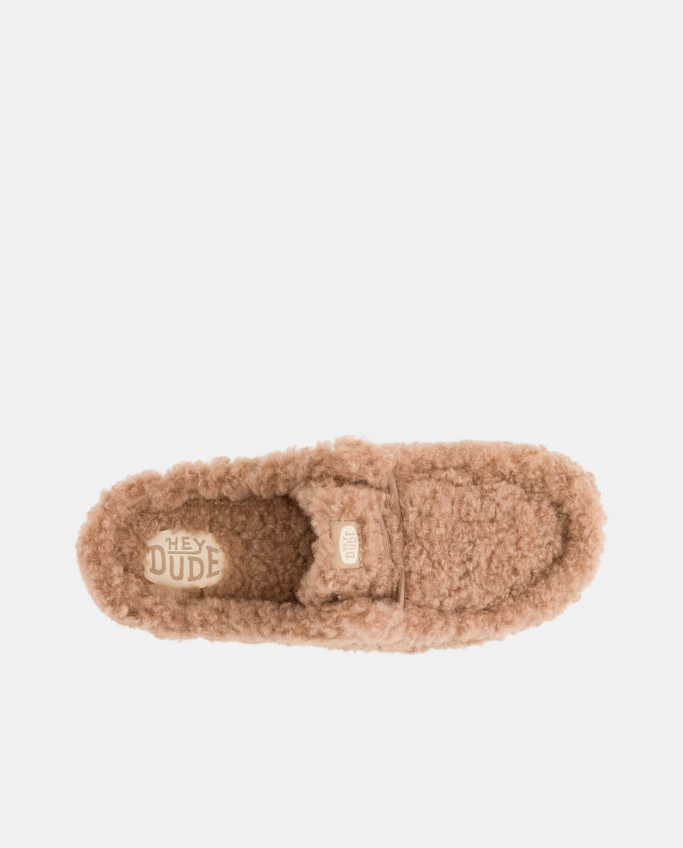 Zuecos de mujer con forro de borreguito - HeyDude - Topo Topo-6