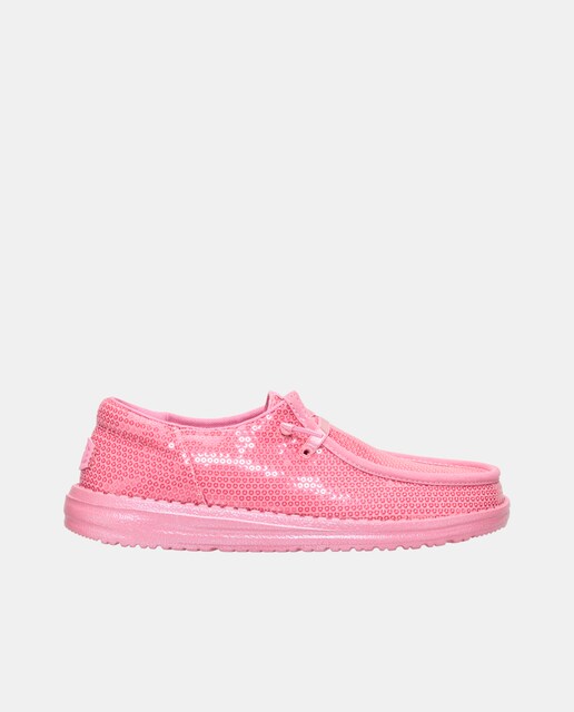 Imagen 0 de Zapatos de cordones de mujer en lentejuelas