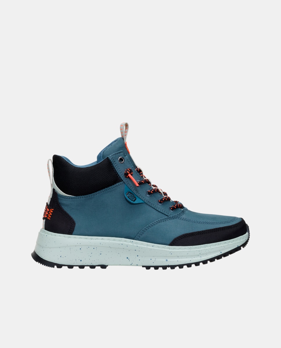 Imagen 1 de ¿fan de las zapatillas? ¿amante de las botas? tahoe nylon es para ti. este botñin de hombre de estilo deportivo ha sido diseñado con una parte uperior de nylon tratada con spray repelente al agua y suela de goma con tacos. saluda a las mejores botas depo - Azul Azul