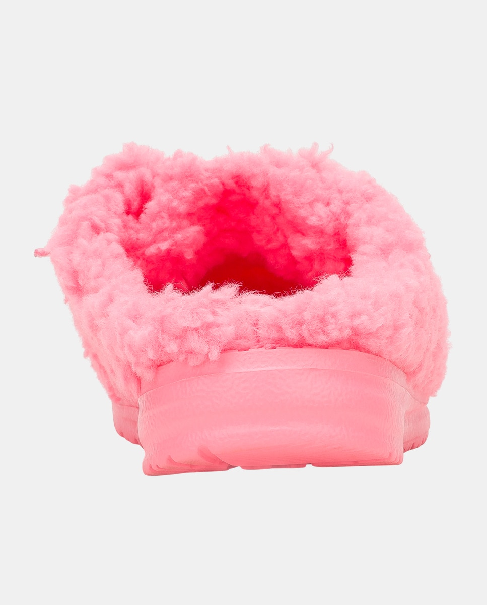 Zuecos de mujer con forro de borreguito - HeyDude - Rosa Rosa-5