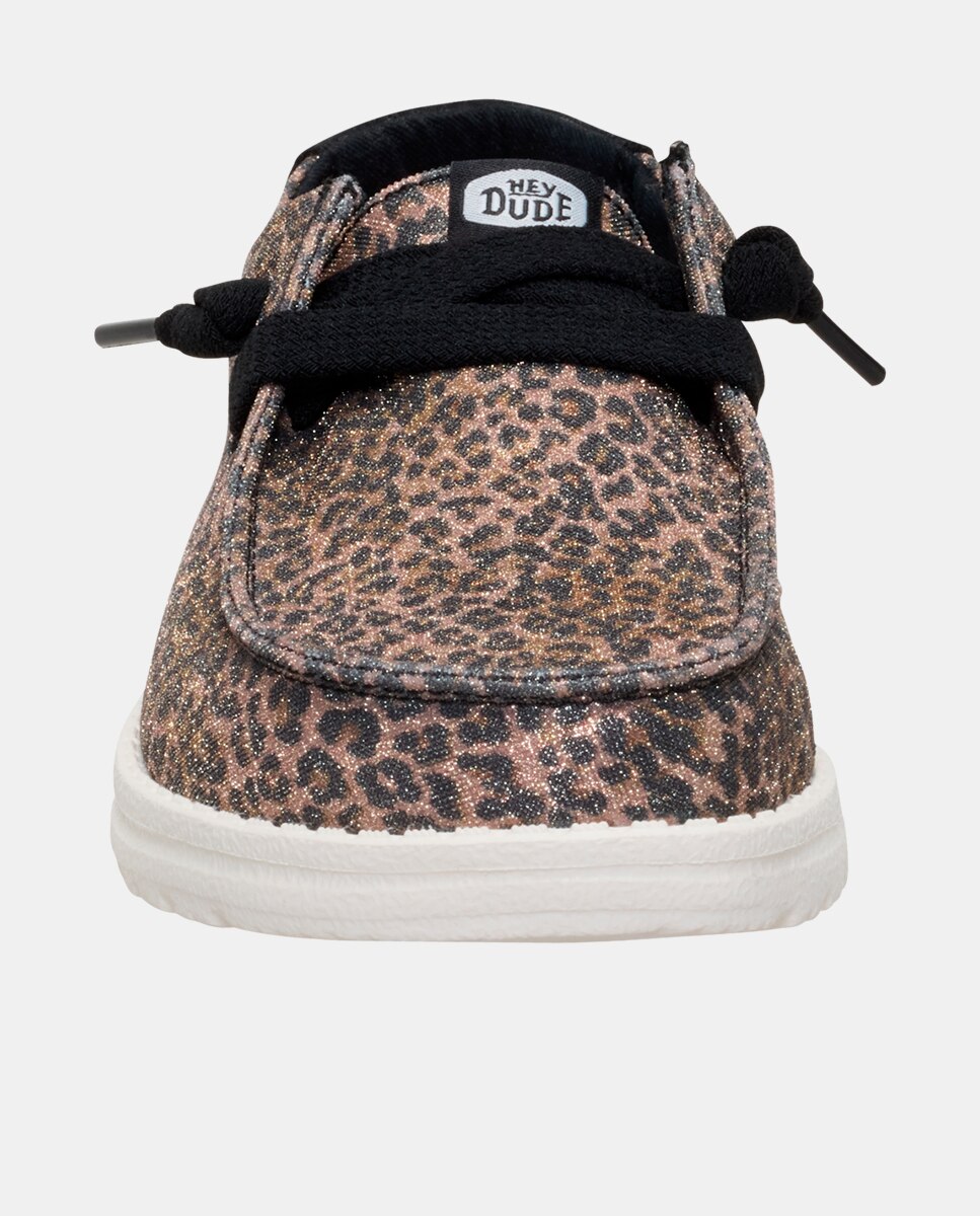 Zapatos de cordones de mujer en tejido - HeyDude - Marrón Marrón-4