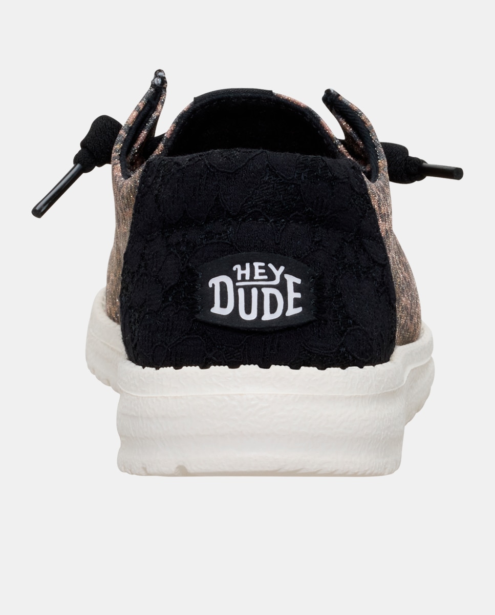 Zapatos de cordones de mujer en tejido - HeyDude - Marrón Marrón-5