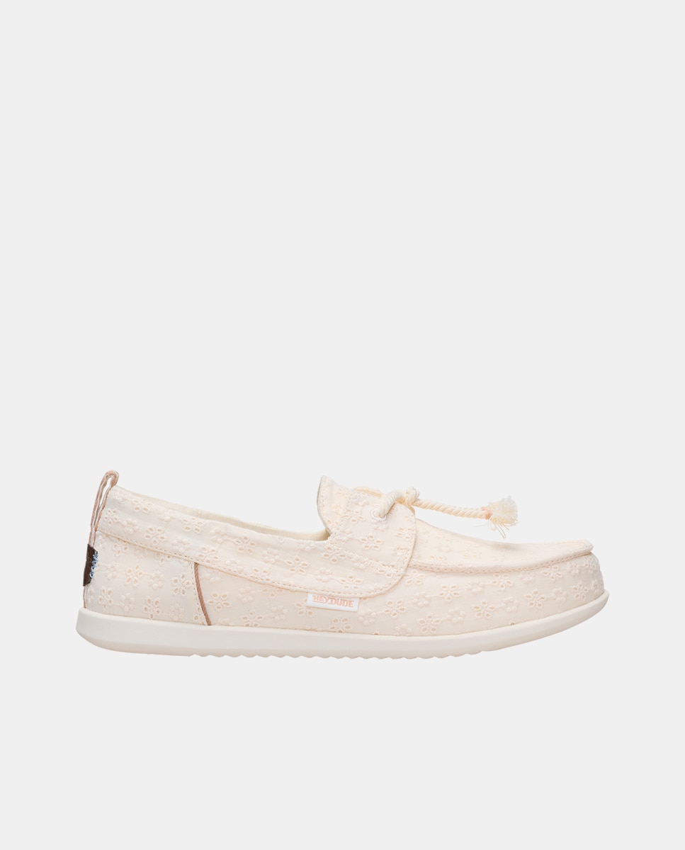 HeyDude - Mocasines de mujer en tejido.