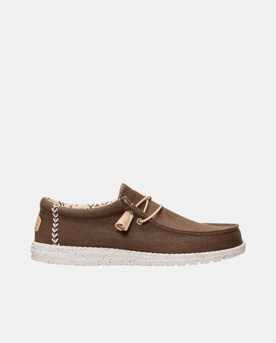 Zapatos de cordones para hombre - HeyDude - Marrón oscuro Marrón oscuro-1