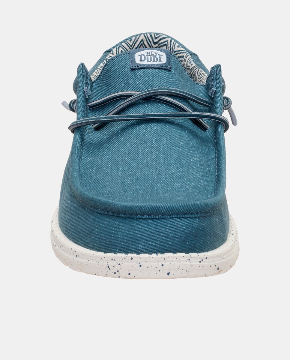 Imagen 6 de Zapatos de cordones de hombre de lona - HeyDude - Gris oscuro Gris oscuro