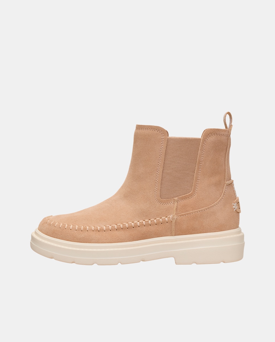 Imagen 2 de Bota chelsea de mujer de ante - HeyDude - Natural Natural