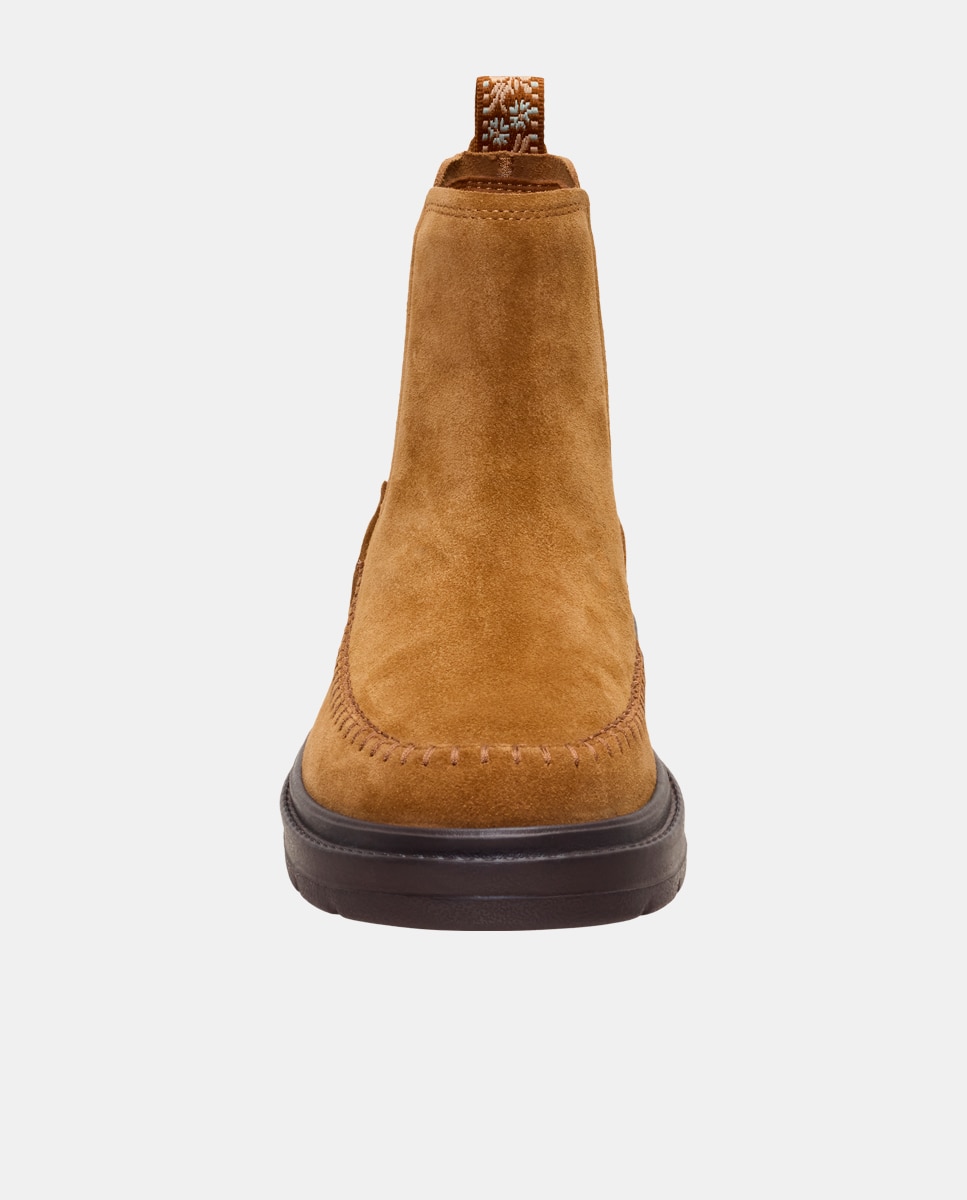 Imagen 6 de Bota chelsea de mujer de ante - HeyDude - Cuero Cuero