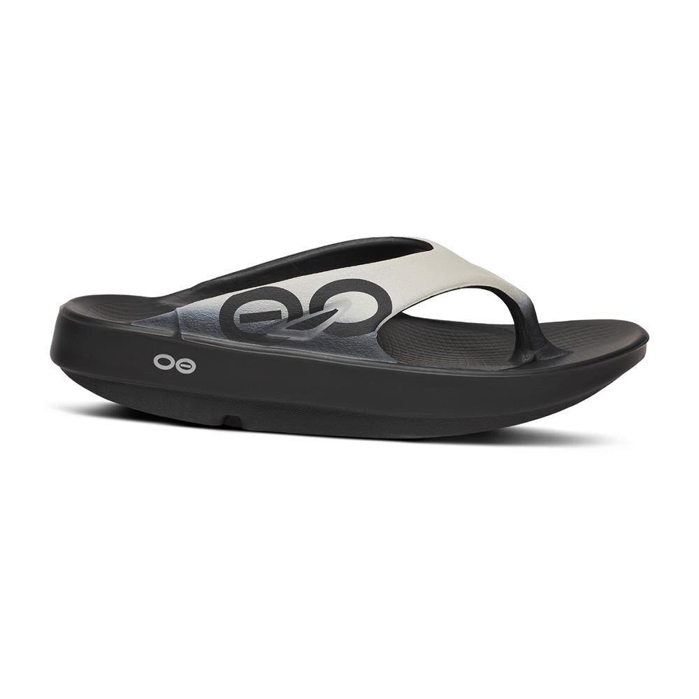 Sandalias de recuperación unisex OORIGINAL SPORT - Blanco Negro / Blanco-2