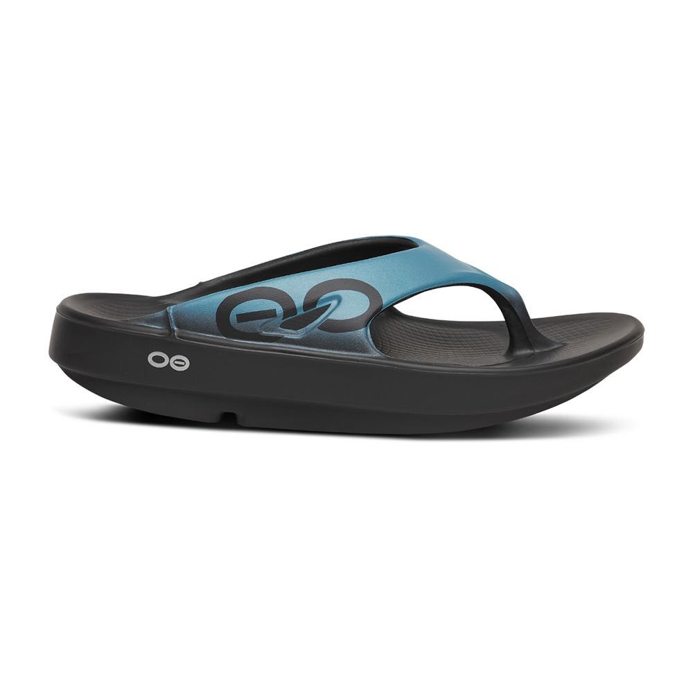 Sandalias de recuperación unisex OORIGINAL SPORT - Negro / Azul Negro / Azul-2