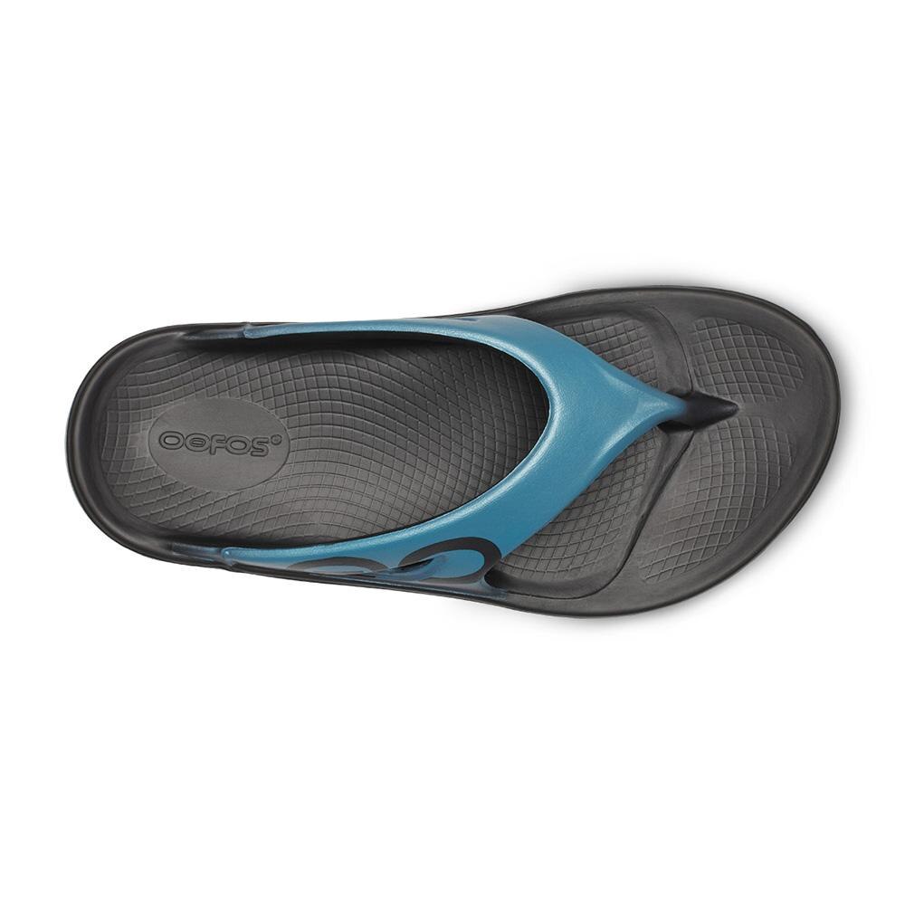 Sandalias de recuperación unisex OORIGINAL SPORT - Negro / Azul Negro / Azul-6