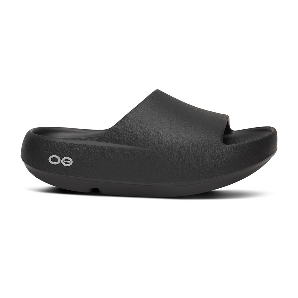 Sandalias de recuperación gruesas unisex OOAHH PLUS - Negro Negro-2