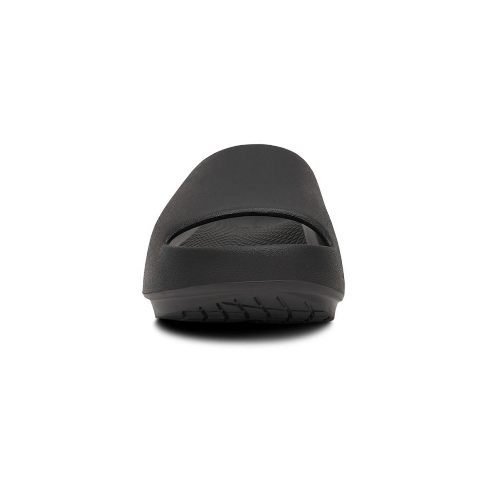 Sandalias de recuperación gruesas unisex OOAHH PLUS - Negro Negro-3