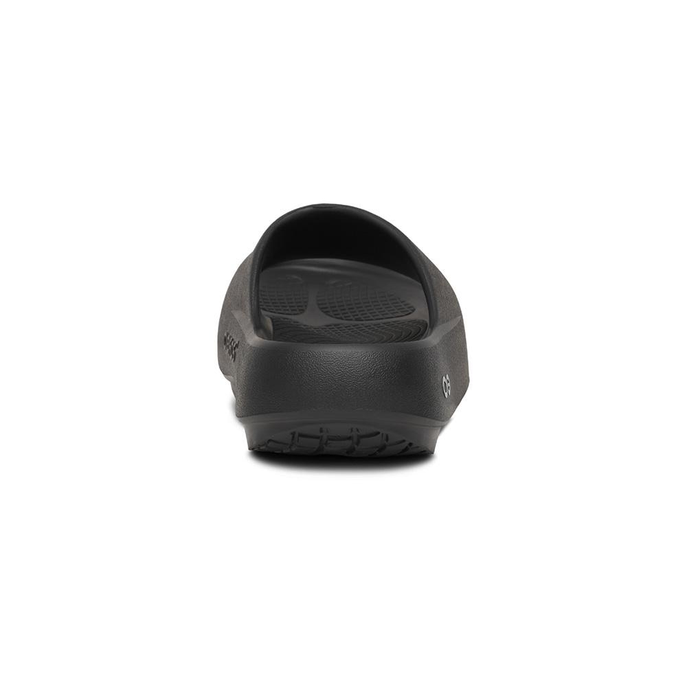 Sandalias de recuperación gruesas unisex OOAHH PLUS - Negro Negro-5