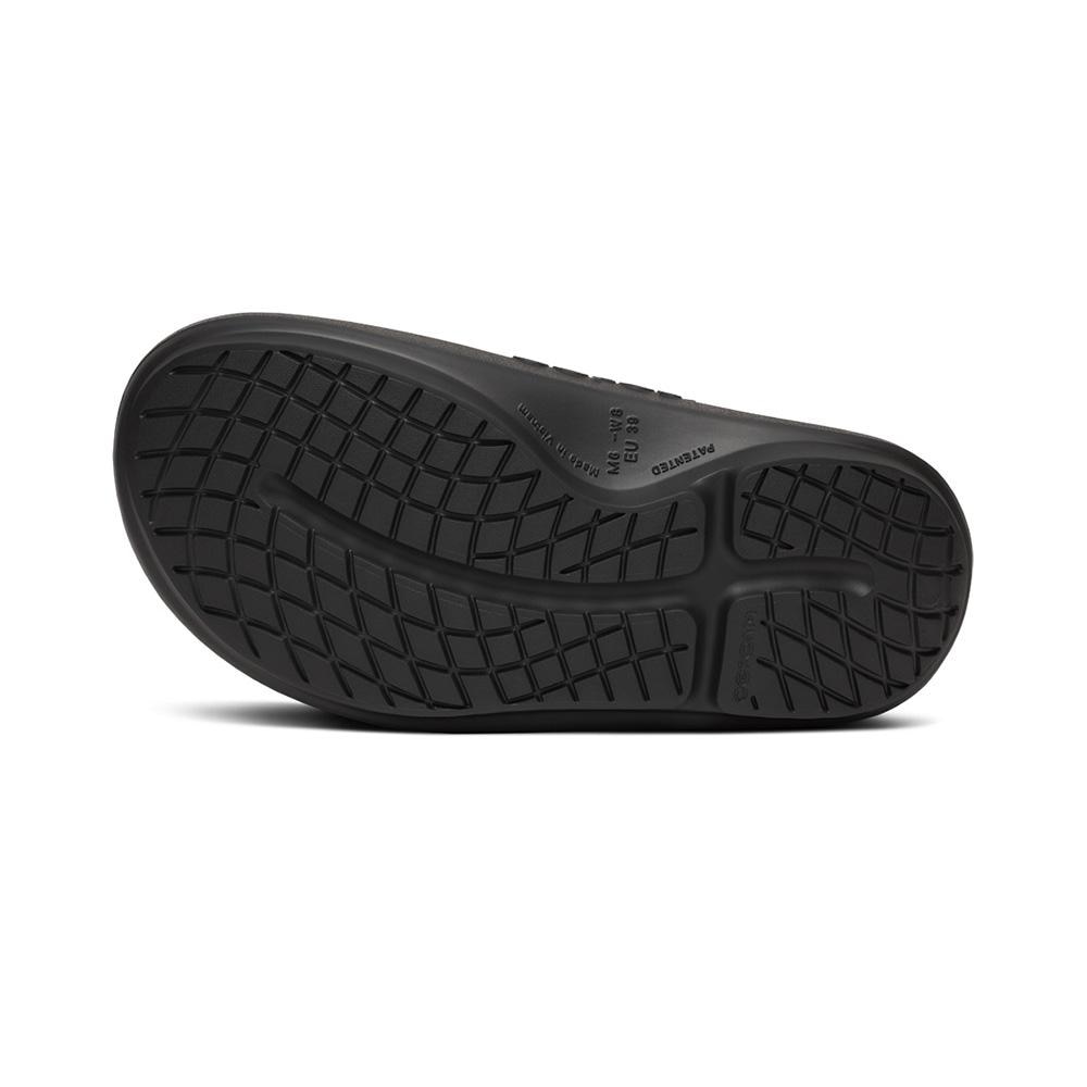 Sandalias de recuperación gruesas unisex OOAHH PLUS - Negro Negro-7