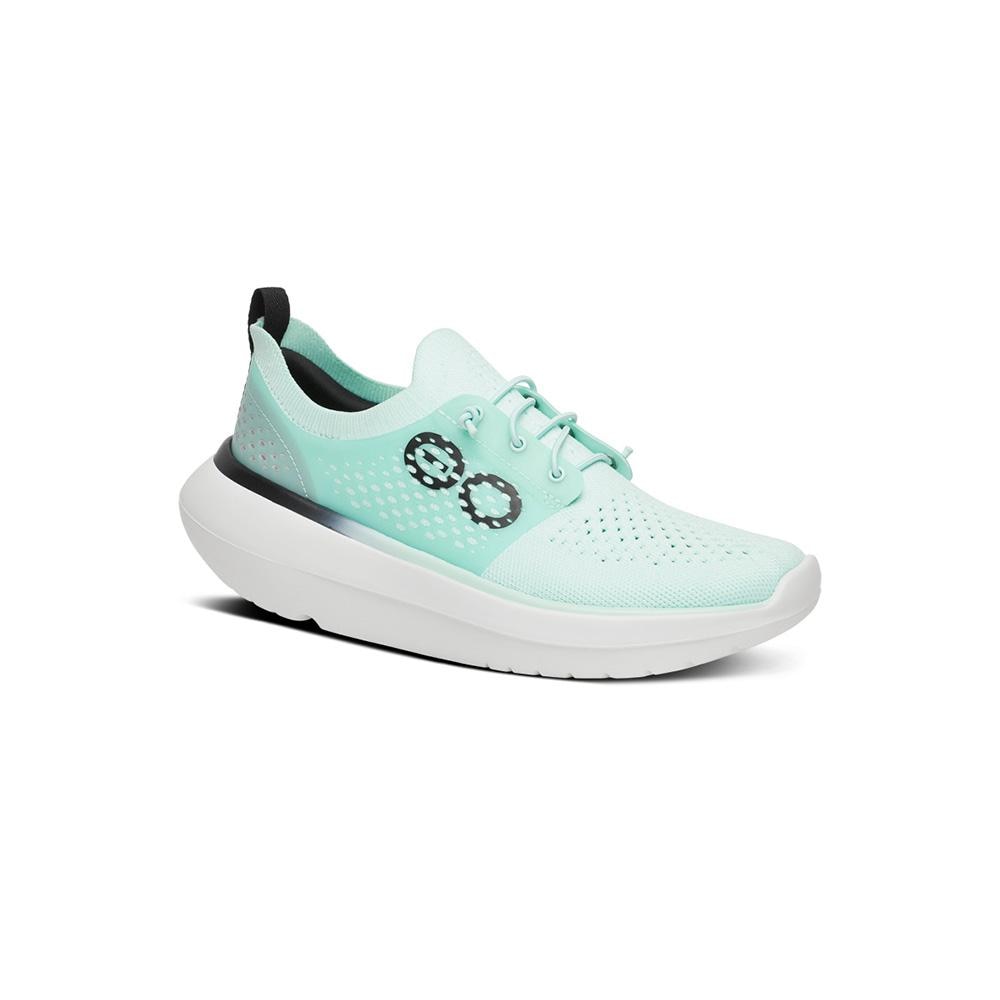 Zapatillas deportivas de mujer con detalles reflectantes OOMY STRIDE X1 - Aguamarina Aguamarina-2