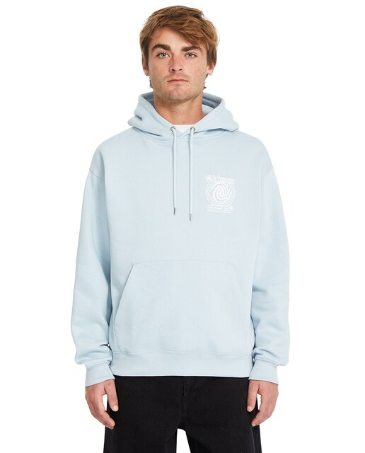 Imagen 0 de Sudadera de hombre azul con capucha