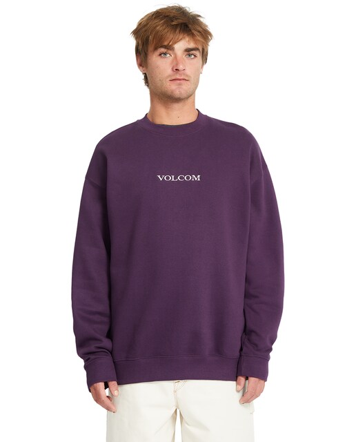 Imagen 0 de Sudadera de hombre morada sin capucha