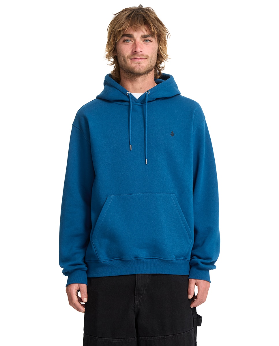 Imagen 0 de Sudadera de hombre con capucha y bolsillo canguro Esmeralda Azul