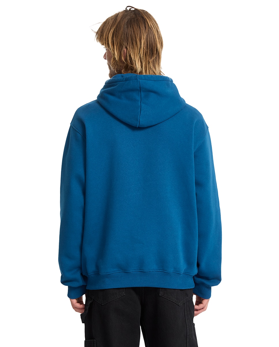 Sudadera de hombre con capucha y bolsillo canguro - Volcom - Esmeralda Azul Esmeralda Azul-3