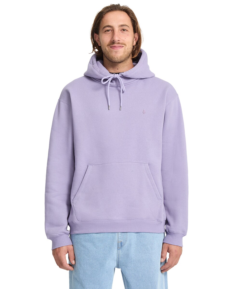 Imagen 0 de Sudadera de hombre con capucha y bolsillo canguro Morado