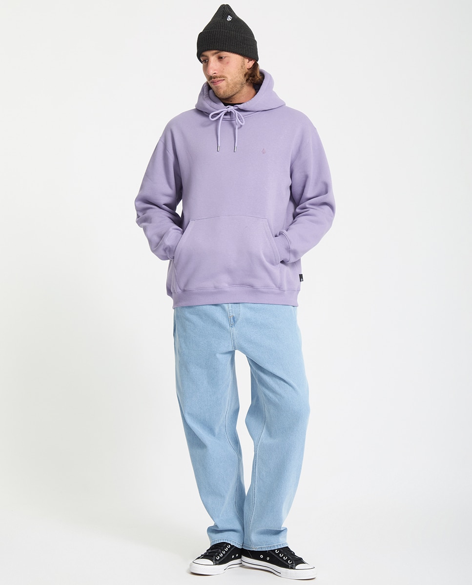 Sudadera de hombre con capucha y bolsillo canguro - Volcom - Morado Morado-2