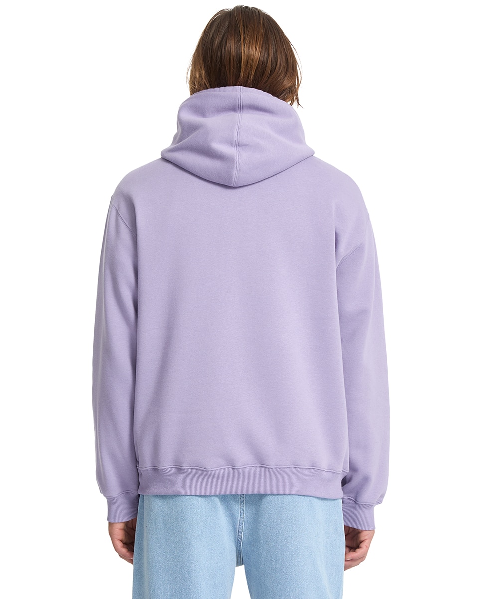 Sudadera de hombre con capucha y bolsillo canguro - Volcom - Morado Morado-3