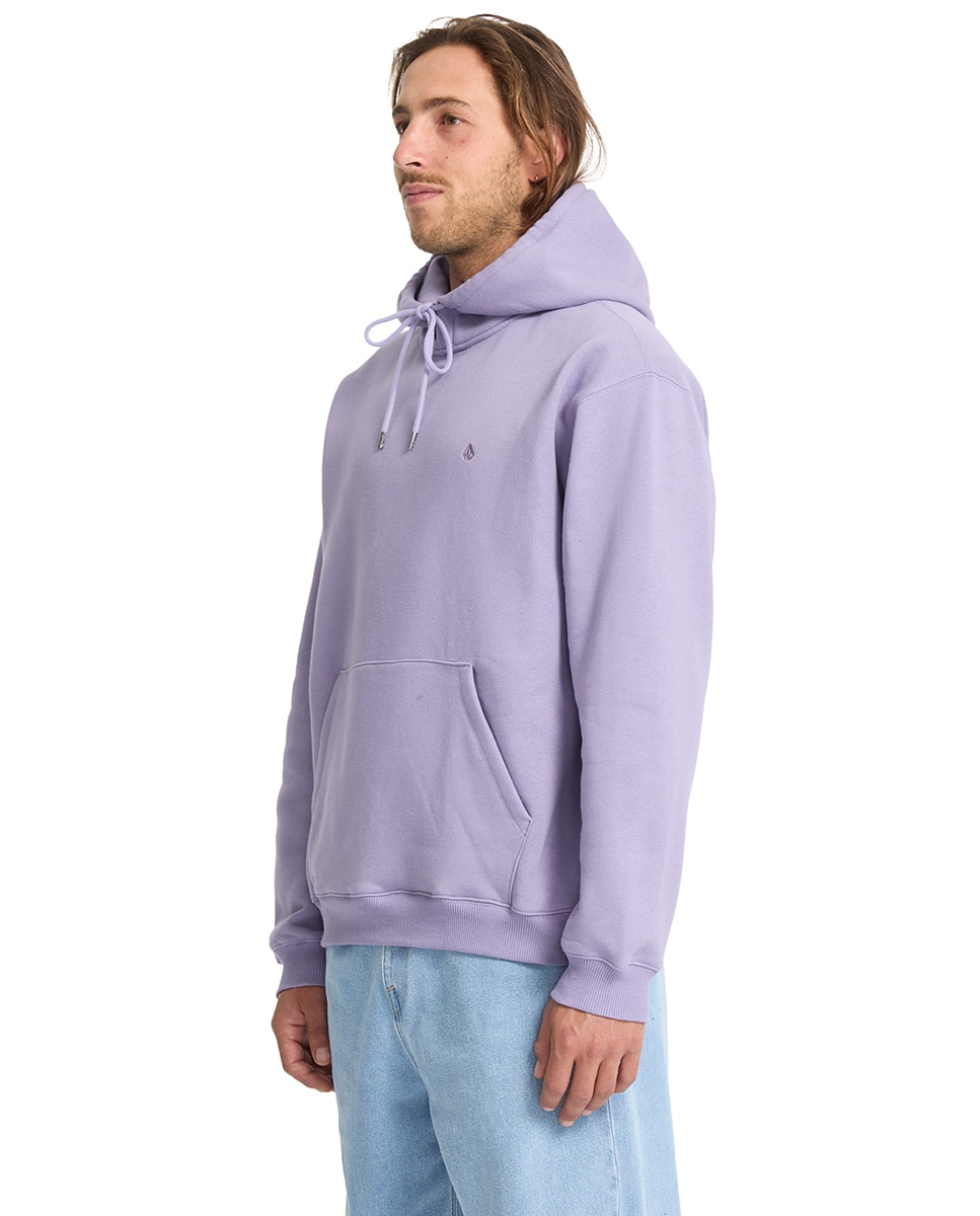 Sudadera de hombre con capucha y bolsillo canguro - Volcom - Morado Morado-4